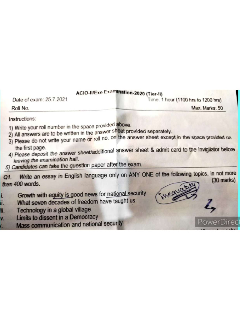 Ib Acio Tier 2 | PDF