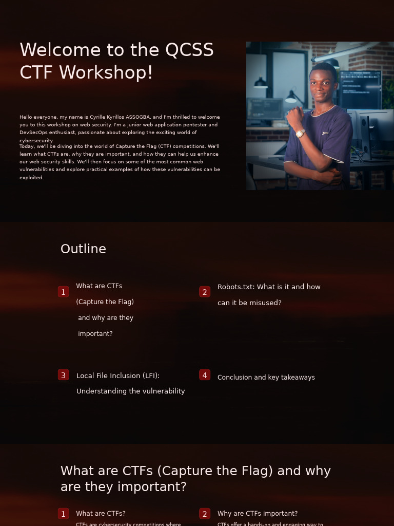 QCSS CTF Workshop Overview | PDF | Security | Computer Security