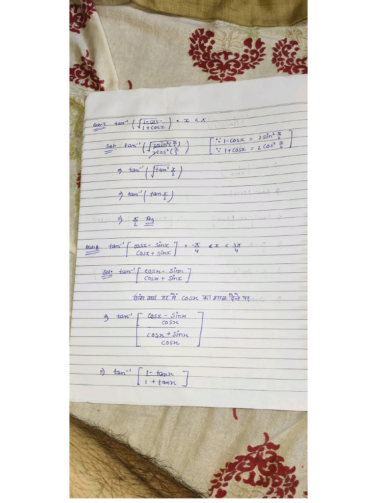 Class 12 Maths Chapter 2 | PDF
