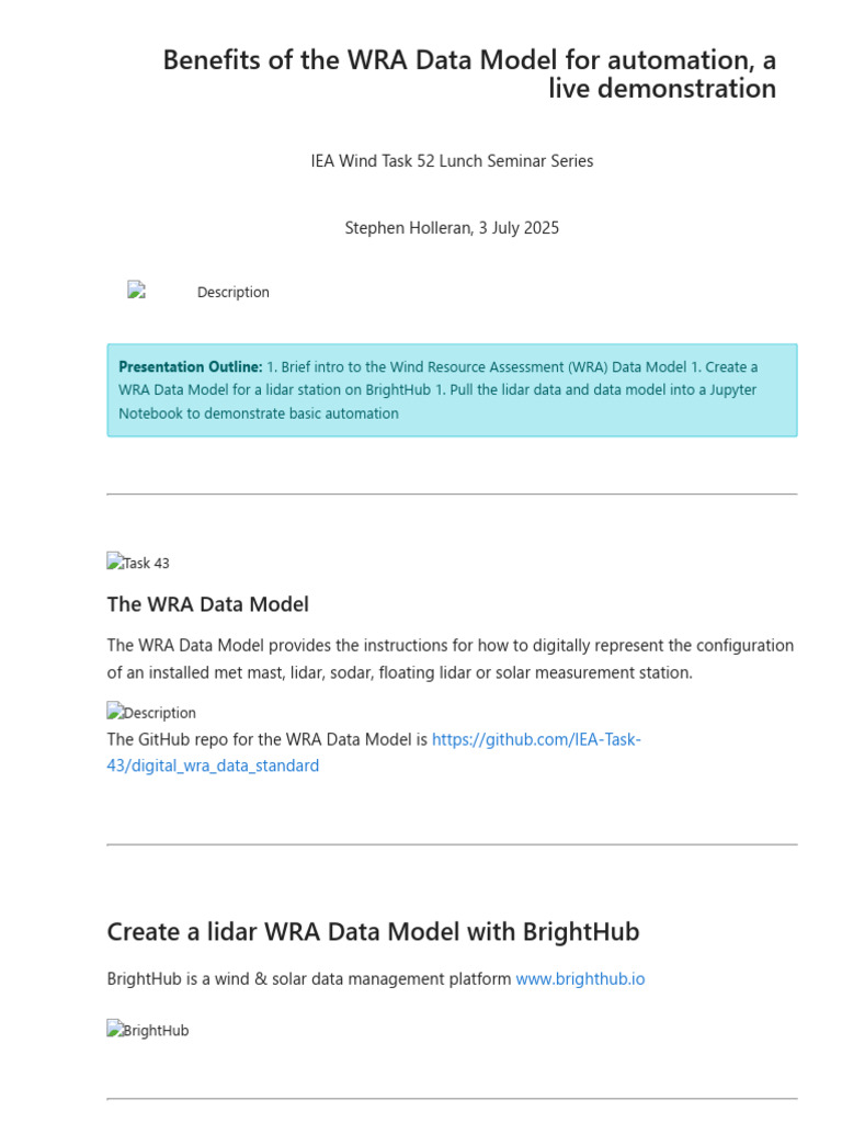 WRA Data Model Automation Demo | PDF | Computing