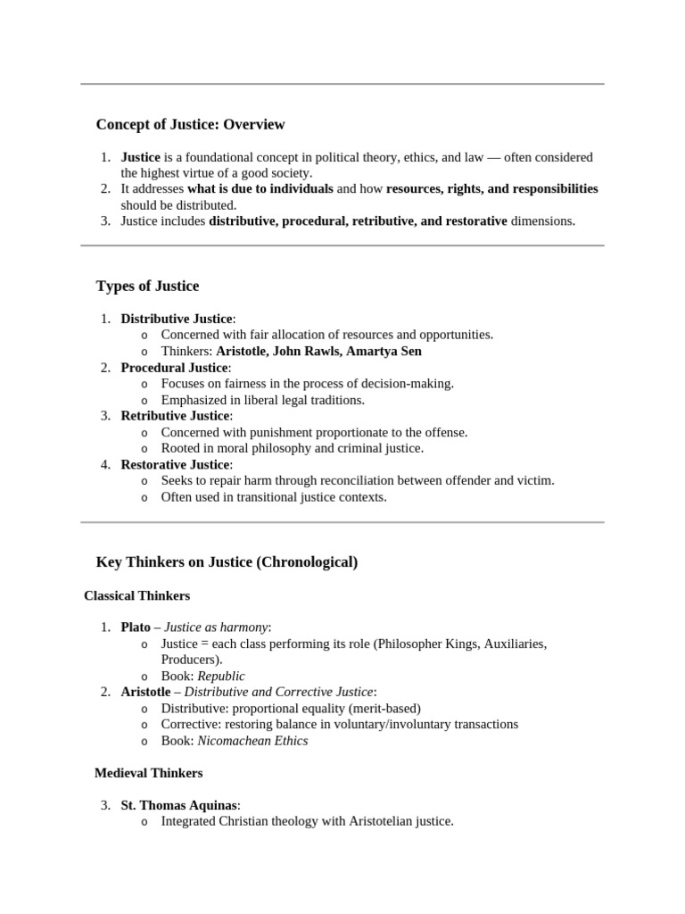 Introduction to Justice Concepts | PDF | Justice | Crime & Violence