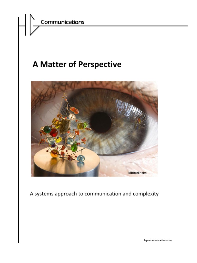 A Matter of Perspective PDF