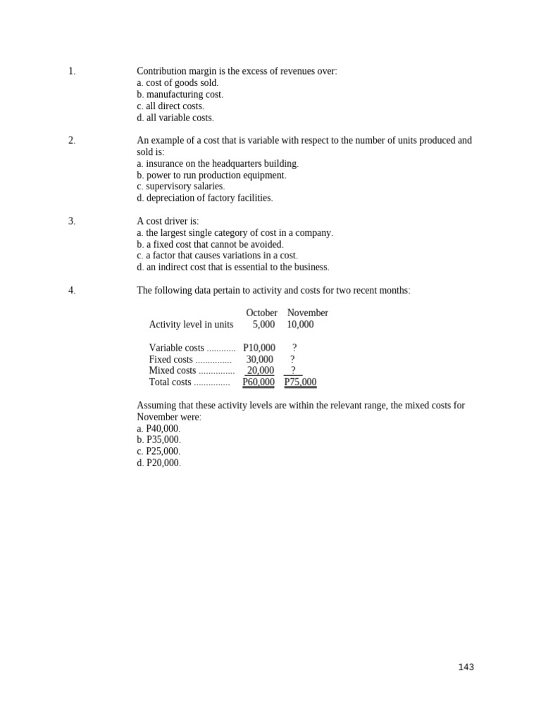 Understanding Cost Behavior and Analysis | PDF | Business | Financial ...