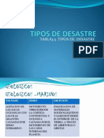 Tipos de Desastre