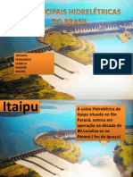 As Principais Hidrelétricas Do Brasil