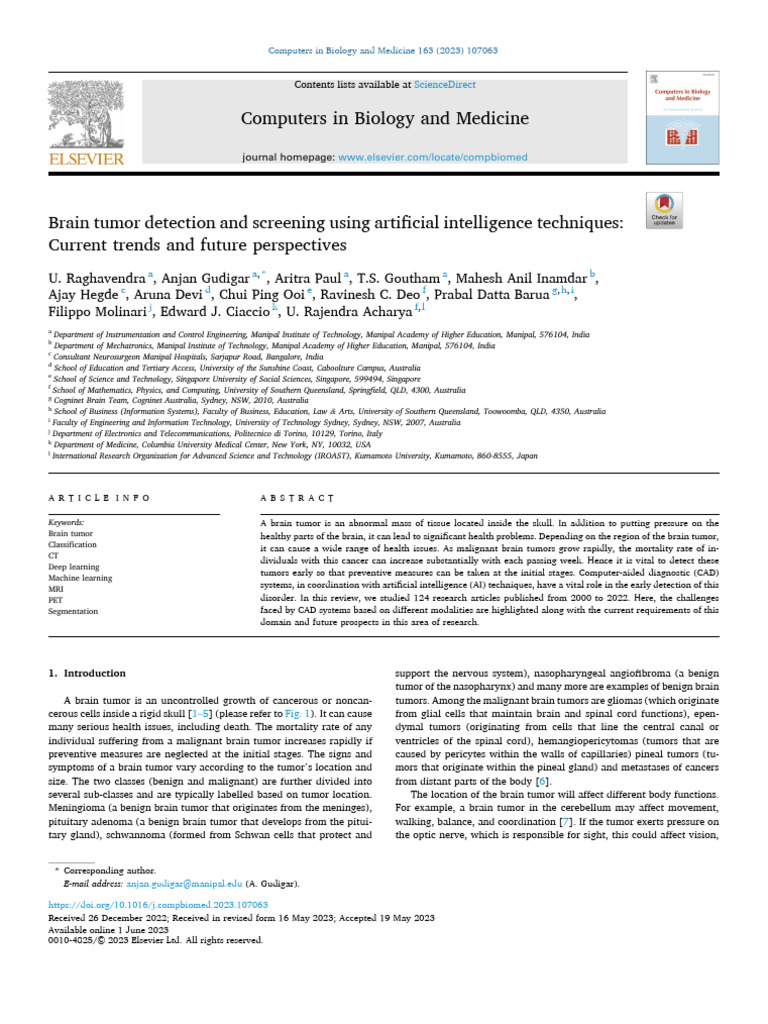 Brain MRI Classification with EfficientNetB0 | PDF | Brain Tumor ...
