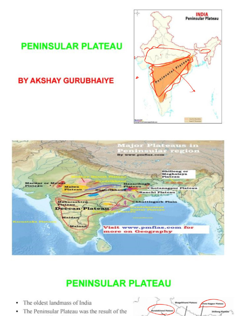3 Peninsular Plateau | PDF