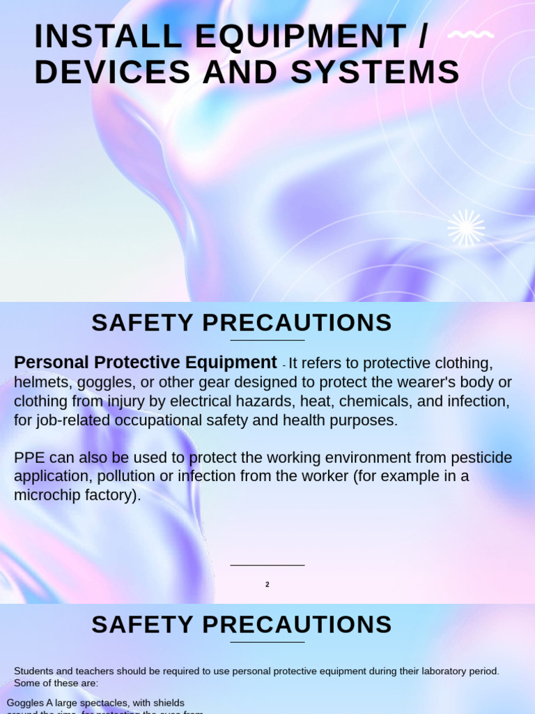 Safety Precautions for Laboratory Equipment | PDF | Personal Protective ...