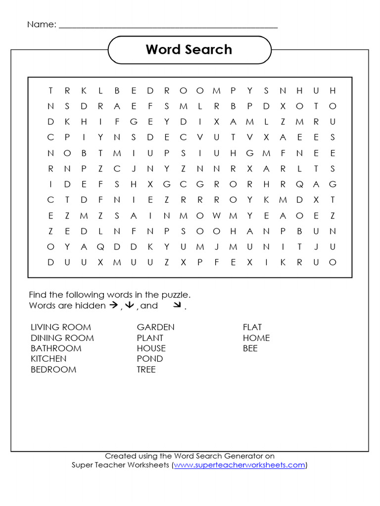 Super Teacher Worksheets Word Search PDF Word Search Linguistics
