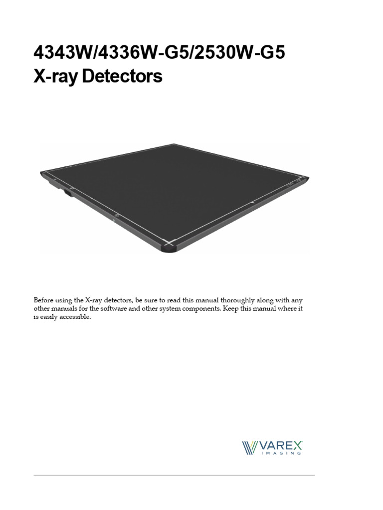 X-ray Detectors Reference Manual | PDF | X Ray
