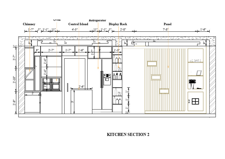 Kitchen Dimensions and Layout Plan | PDF