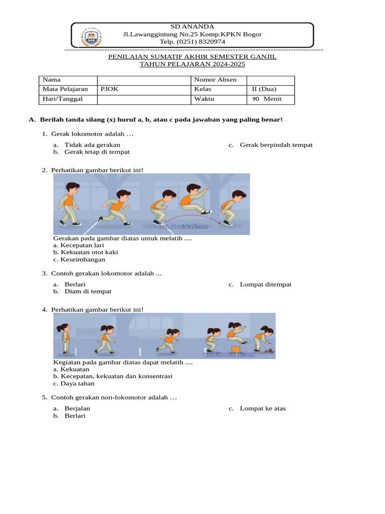 Sas Kelas 2 Kumer | PDF