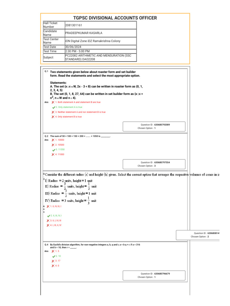 Math Problem Set: Set Theory & Geometry | PDF | Mathematics