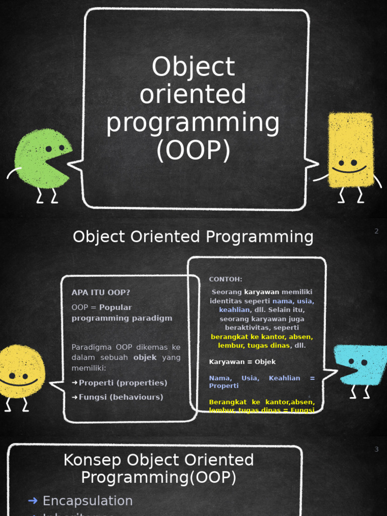 Object Oriented - Enkapsulasi - Dan - Inheritance - 1 | PDF