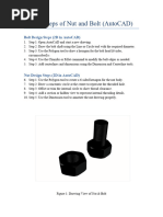 NX Thread Tool Guide for Bolt Design | PDF | Screw | Metalworking