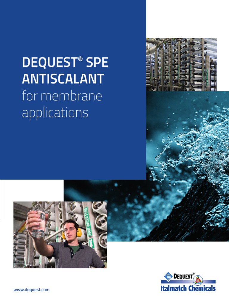 DEQUEST® SPE Antiscalant Overview | PDF | Membrane | Calcium