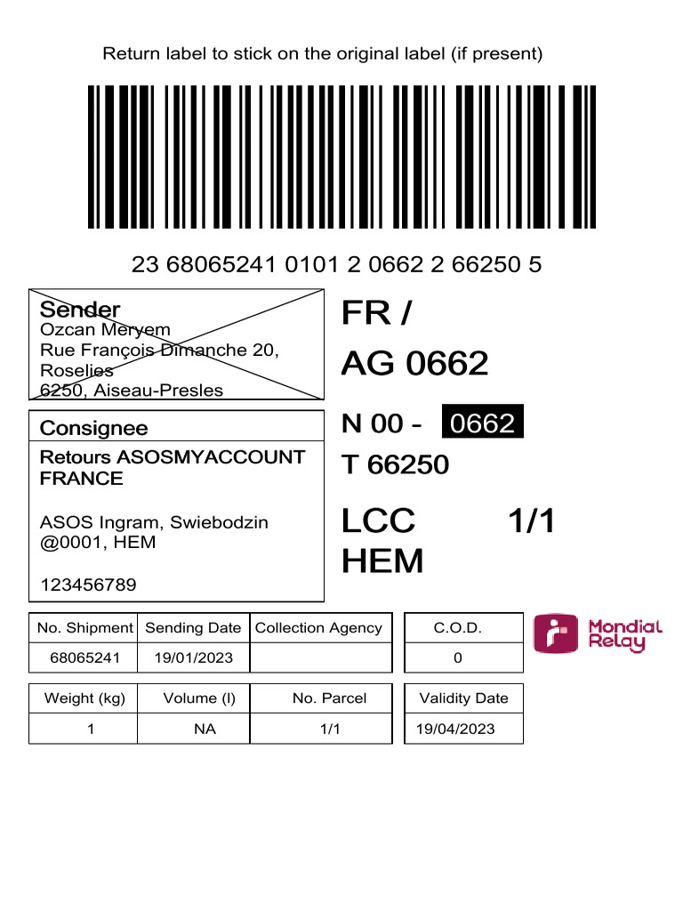 252Y6D63G8GWEY GB68065241 ReturnNote | PDF