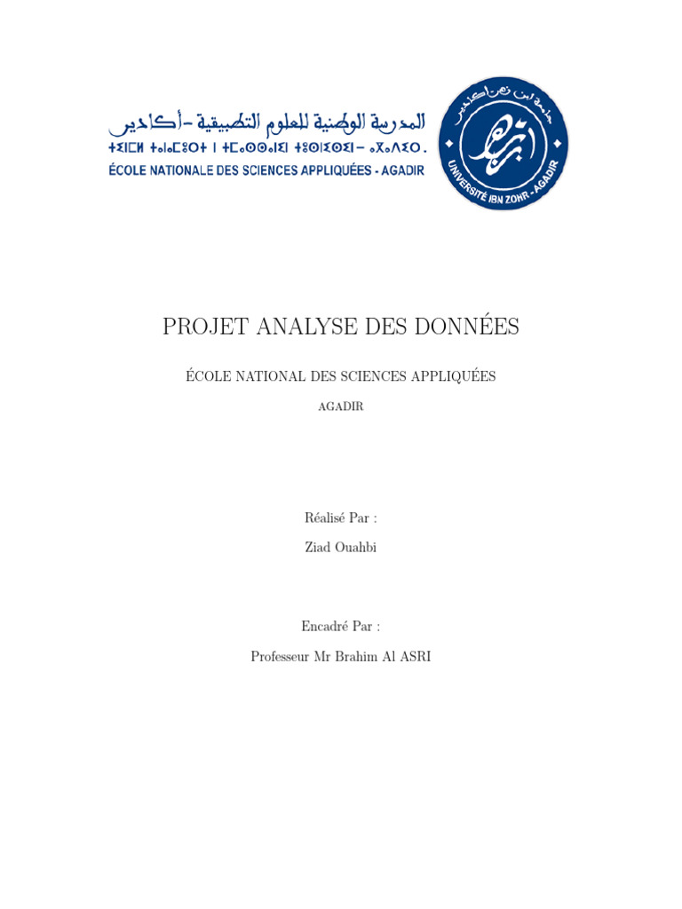 Analyse de données avec Python et Streamlit | PDF | Distance | Analyse ...
