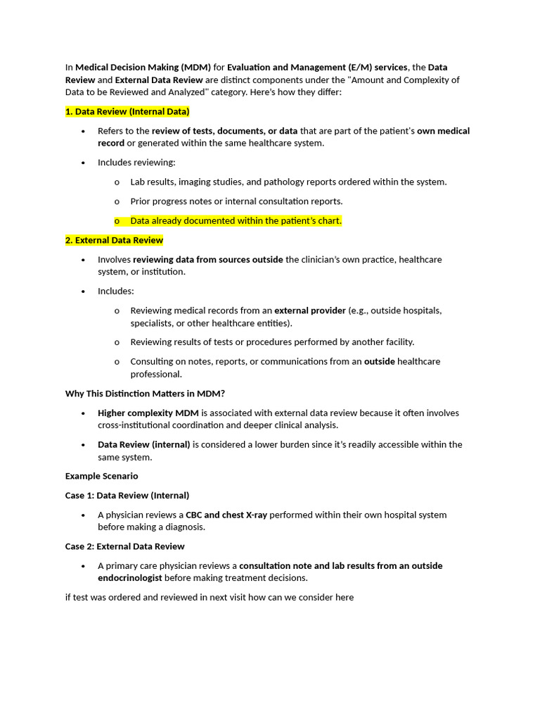 In Medical Decision Making-Test Results | PDF | Traumatic Brain Injury ...