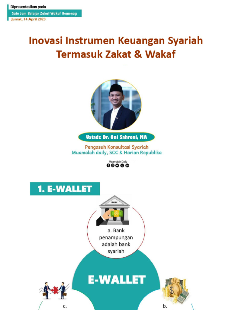 Inovasi Instrumen Keuangan Syariah Termasuk Zakat & Wakaf | PDF