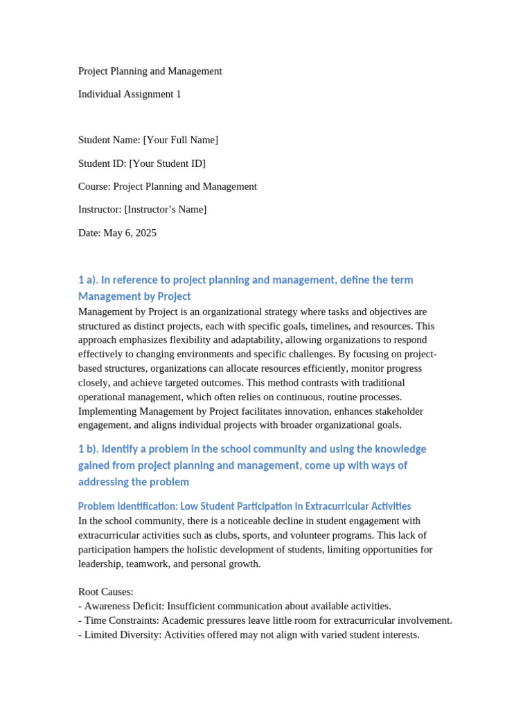 Engage & Thrive Project Overview | PDF | Project Management | Business