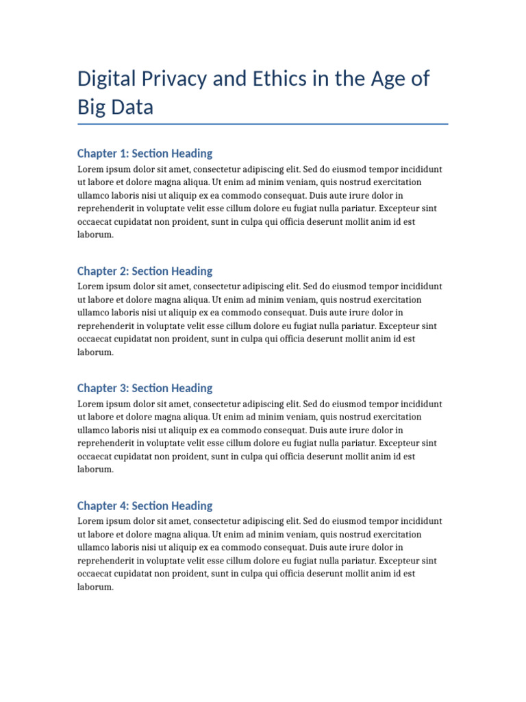 Digital Privacy in Big Data Era | PDF