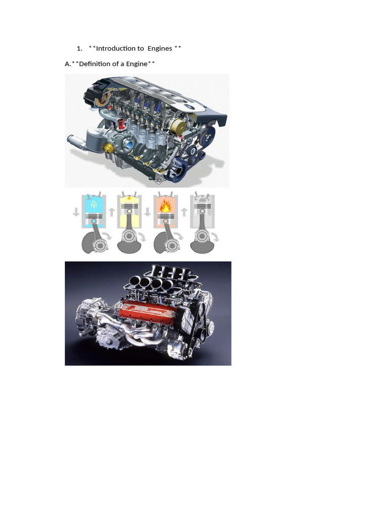 Overview of Vehicle Engine Types | PDF