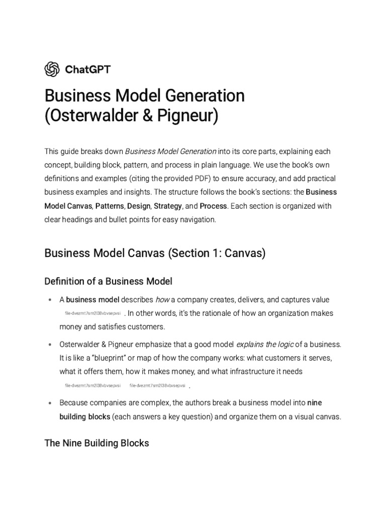 Business Model Canvas Explained | PDF | Business Model | Subscription ...