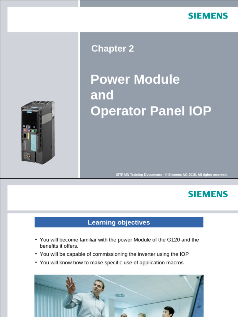02 - Power Module Und Operator Panel IOP - en | PDF | Power Inverter ...