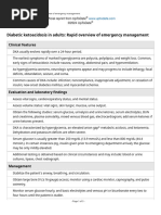 DKA Treatment Guidelines 2025 | PDF