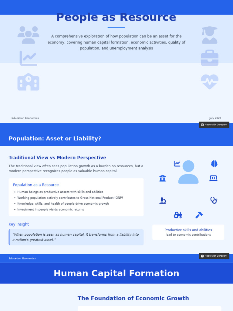 Role of Education and Health in Human Capital | PDF | Human Capital ...