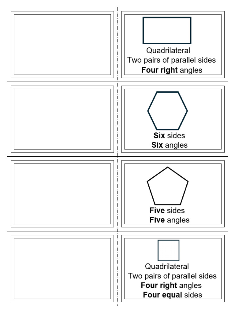2D Shape Names - Images | PDF