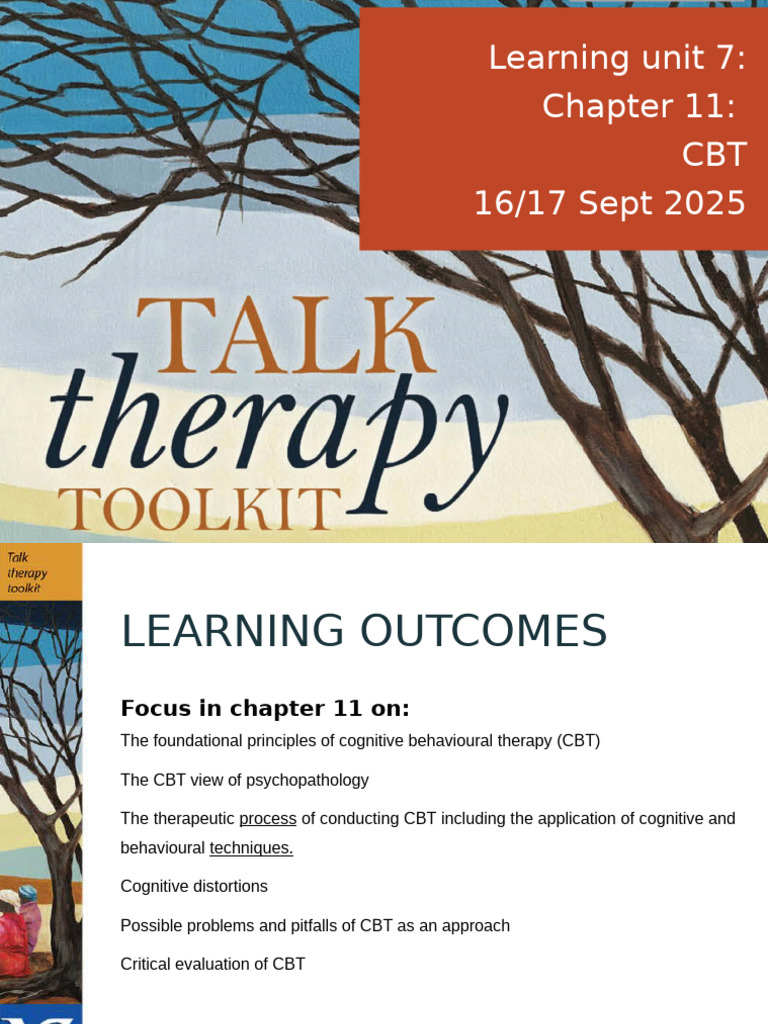 Understanding Cognitive Behavioral Therapy | PDF | Cognitive Behavioral ...