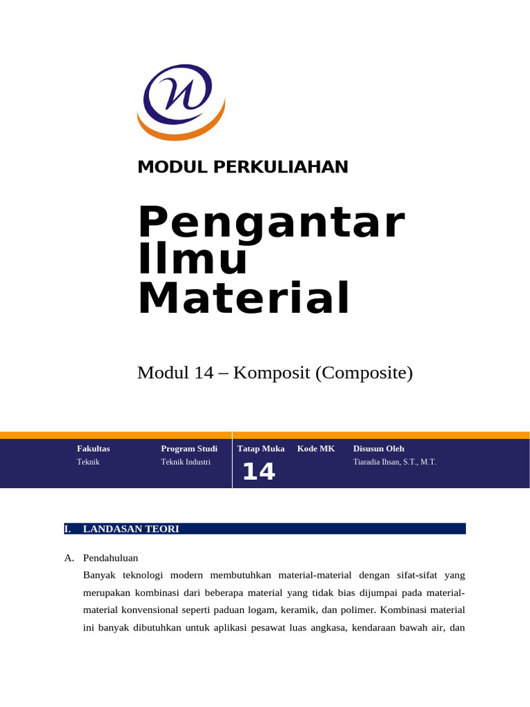 MODUL 14 PIM - Komposit (Composite) | PDF