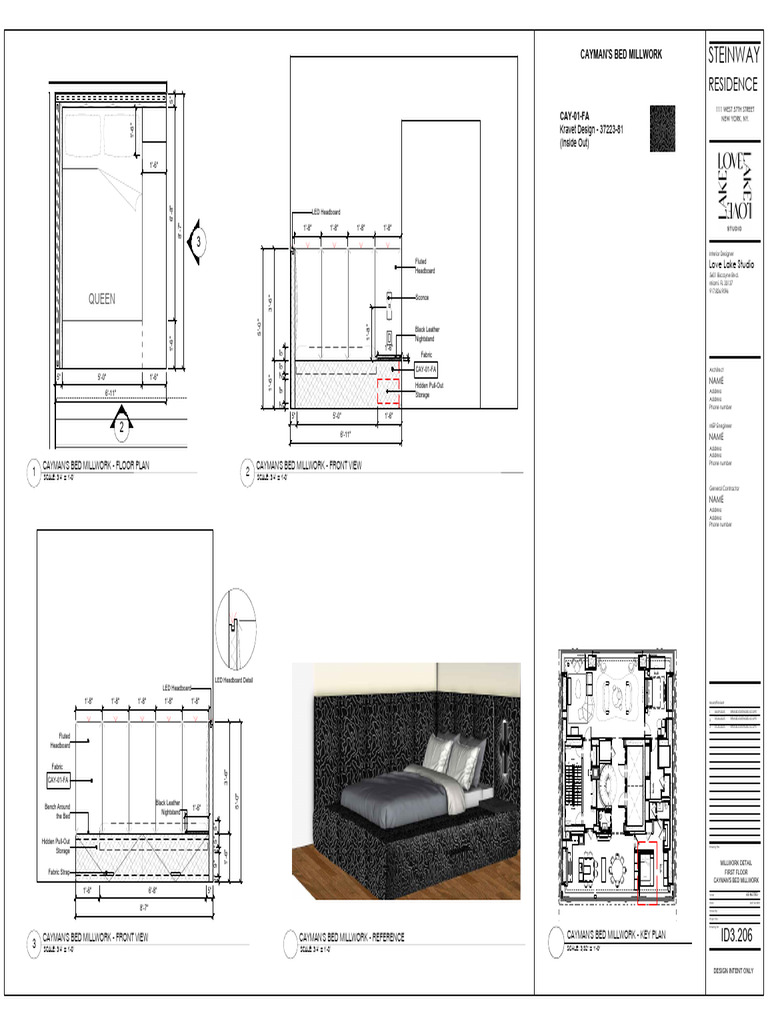 Steinway - Custom Beds LLS Drawings | PDF | Furniture