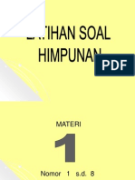 Latihan Soal Himpunan