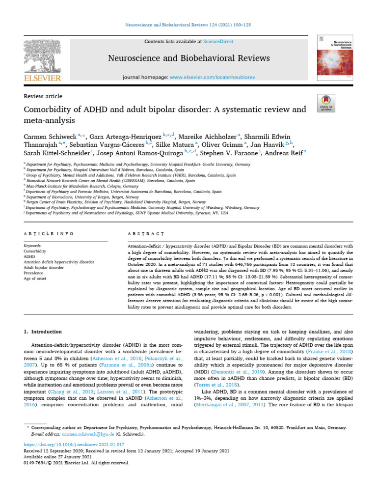 Bipolar and ADHD | PDF | Attention Deficit Hyperactivity Disorder ...
