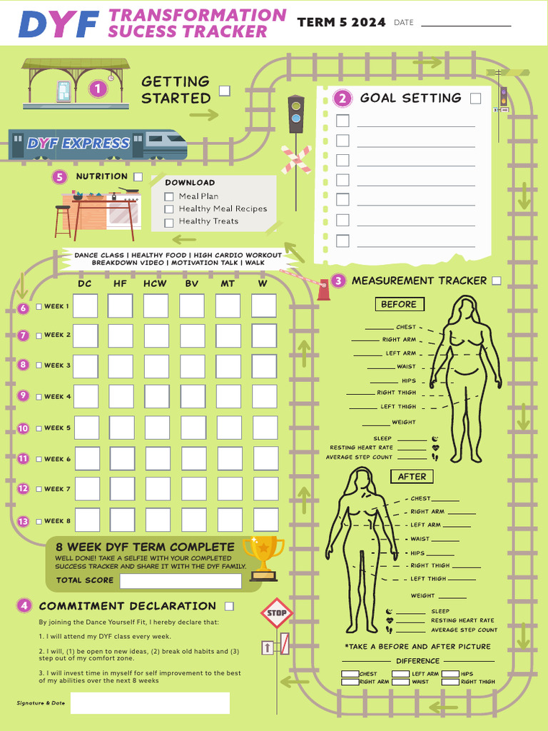 8-Week Transformation Tracker | PDF