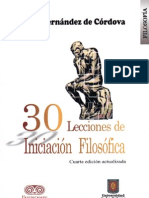 30 Lecciones de Iniciación Filosófica