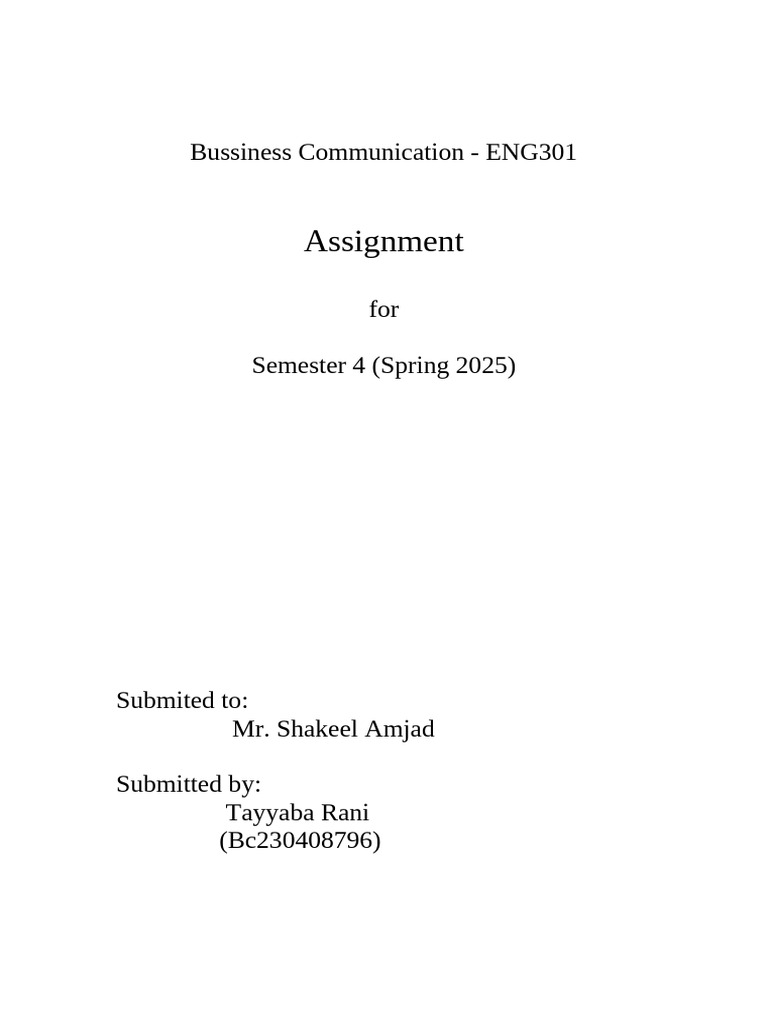 Bussiness Communication | PDF