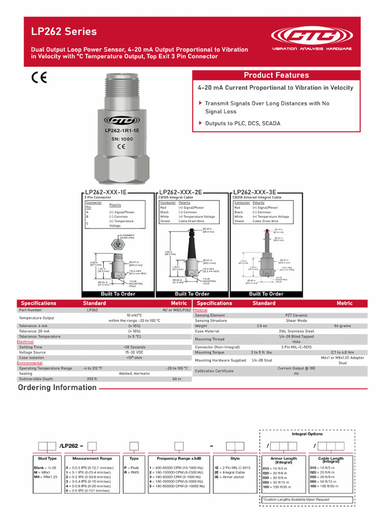 LP262 Datasheet | PDF