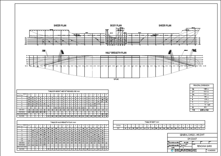 Fire Plan Diagram for Cargo Ship | PDF | Ships | Shipping