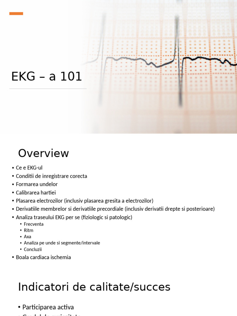 EKG - A 101 Cu Boala Cardiaca Ischemia | PDF