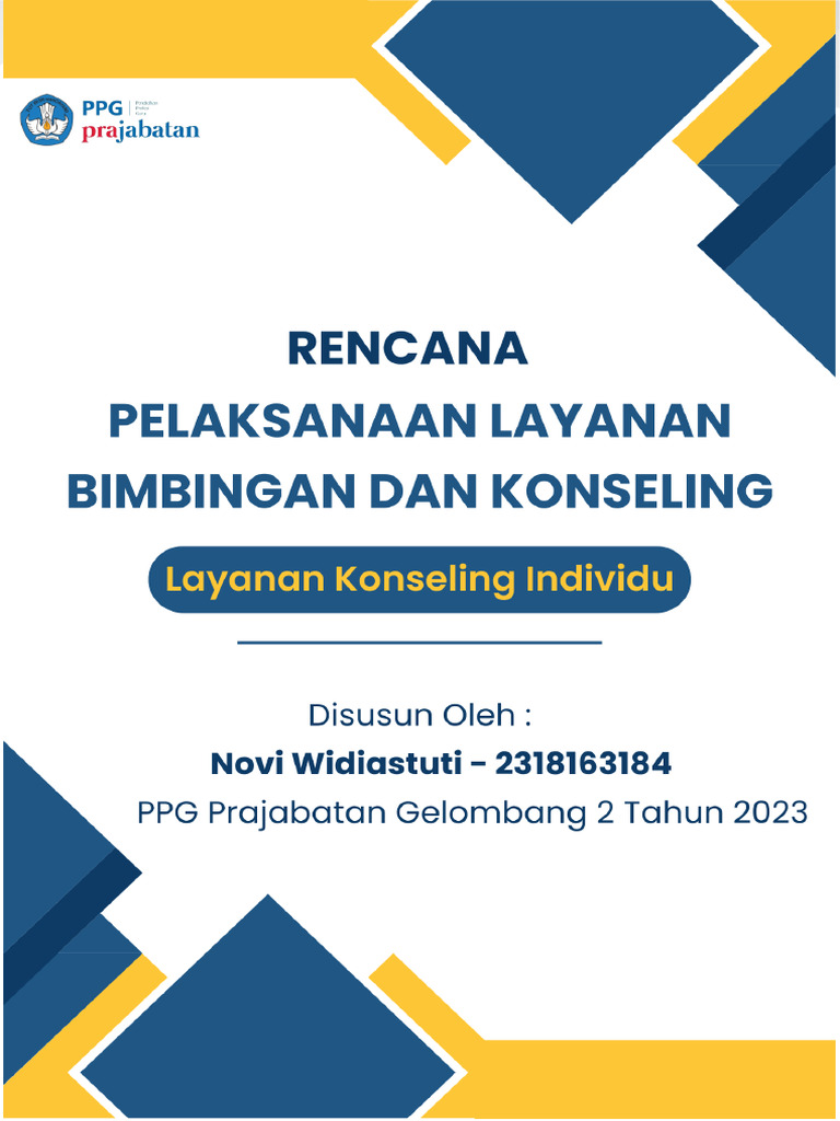 RPL Konseling Individu untuk Karir Siswa | PDF