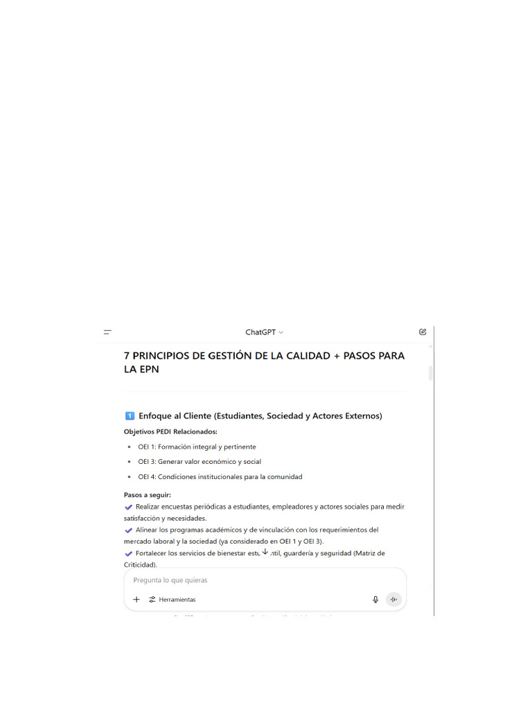 Implementación de Calidad en EPN 2024-2025 | PDF