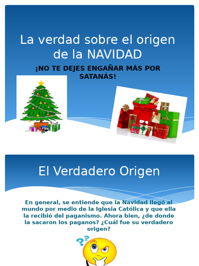 La Verdad Sobre El Origen de La NAVIDAD | PDF | Navidad | Reyes Magos