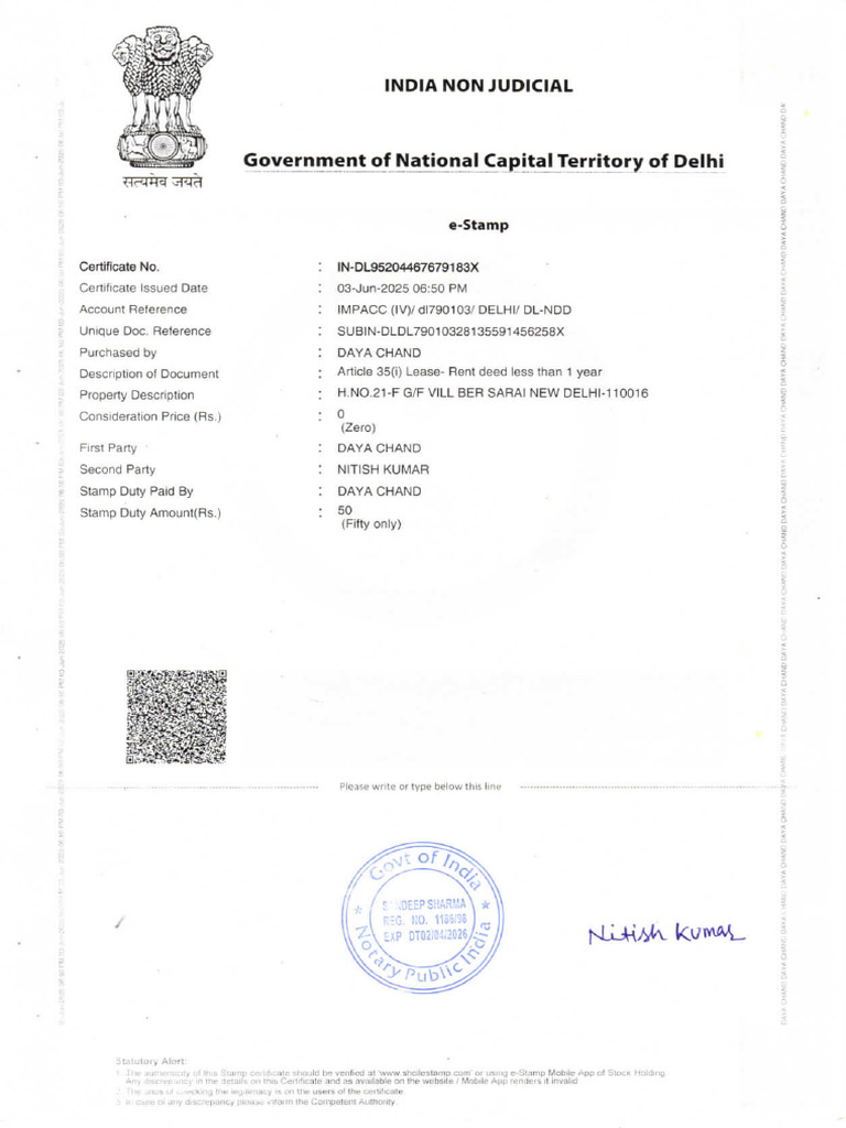 Rent Agreement395 | PDF