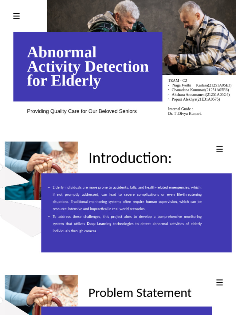 Elderly Abnormal Activity Detection System | PDF | Deep Learning ...