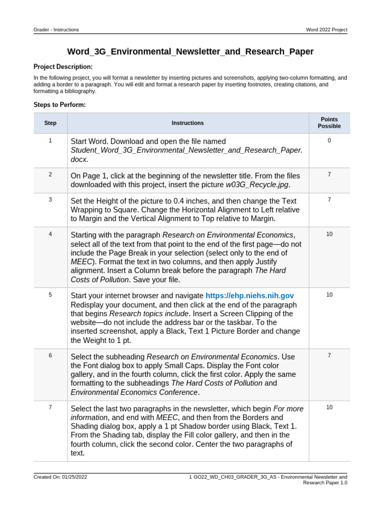 Word 2022 Newsletter Formatting Guide | PDF | Paragraph | Citation