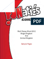 FUNatic's Guide To Walt Disney World 2012 - Magic Kingdom and Animal Kingdom Sample Pages